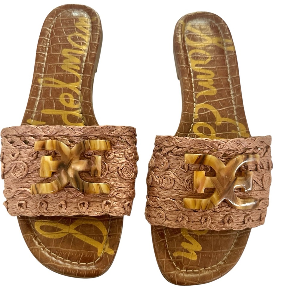 Sam Edelman pink Woven Slide Sandals - Picture 3 of 5
